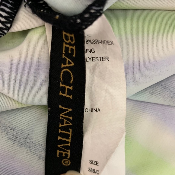 Beach Native 38B 38C Underwire Tankini Swim Wear - Picture 5 of 5